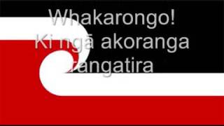 WHAKARONGO Lyrics chords