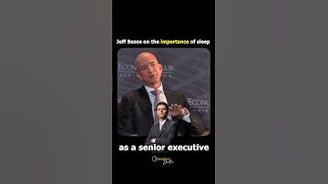 Jeff Bezos reveals his secret to peak performance: SLEEP. 💤