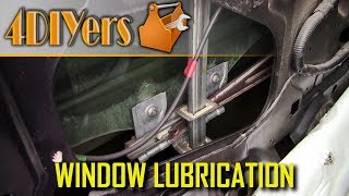 How to Lubricate a Window Regulator or Mechanism using DeoxIT screenshot 4