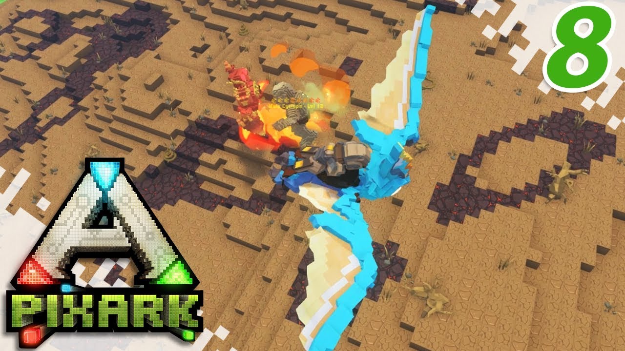 PIXARK (Multiplayer Gameplay) - Annoying Elemental! - EP08 playthrough little monster at school