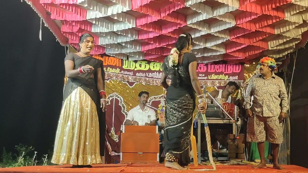 ஆரணி ஸ்ரீ தனம் நாடகம் மன்றம் பட்டு வண்ண ரோசாவாம் சோக பாடல் 😌