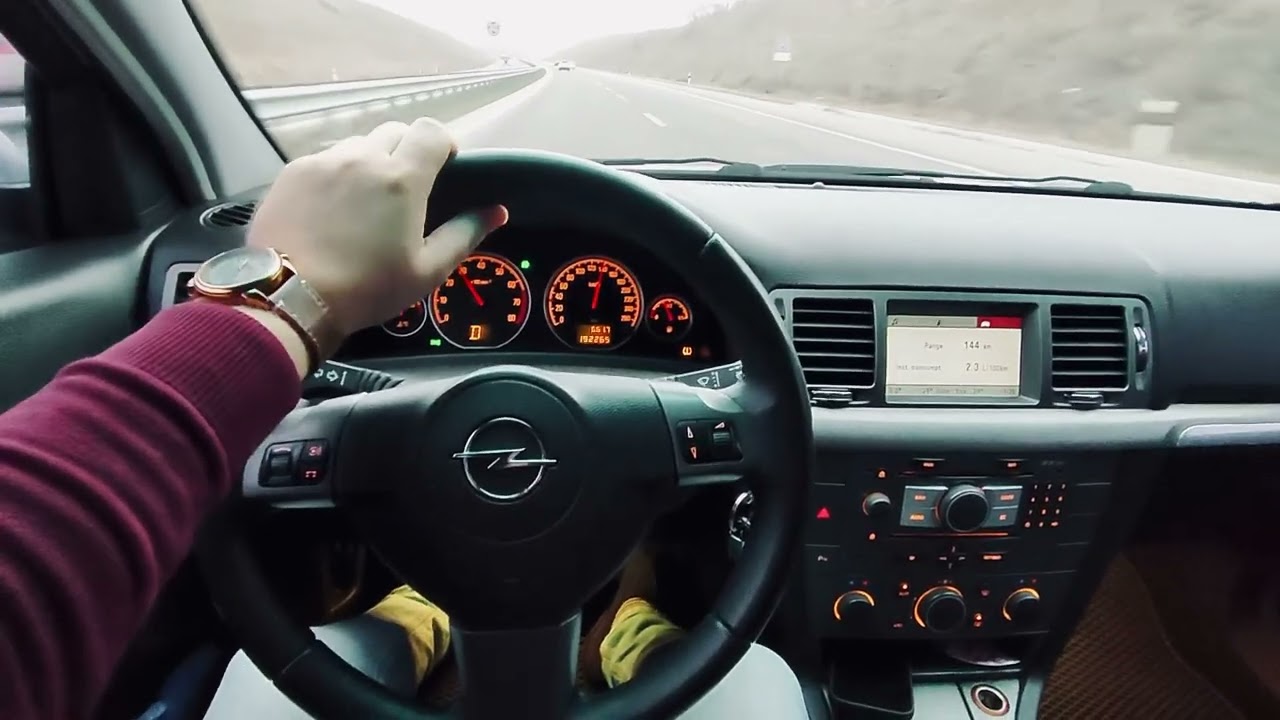 Opel Vectra C 2.2 driving POV