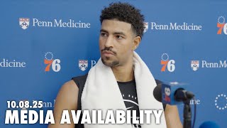 Philadelphia 76Ers Practice Media Availability Quentin Grimes 10.08.25