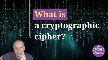 What is a cryptographic cipher?