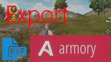 Armory 3D export game as EXE. for PC