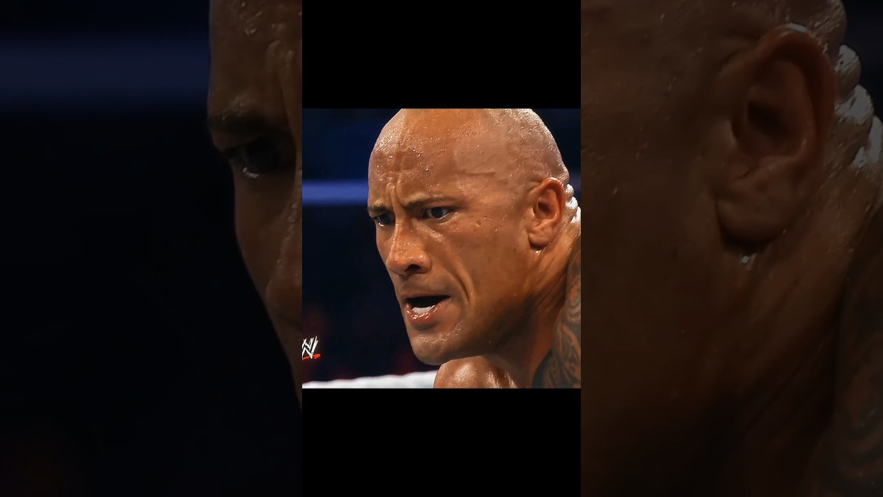 The Rock vs cm punk🔥☠️