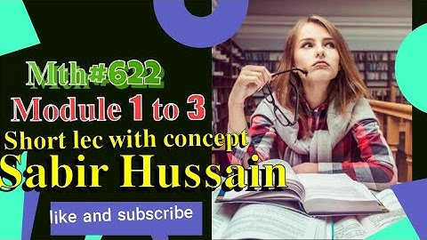 mth622 short lec series || mth622 lec|| mth622 fmid term lec || Mth622 best lec