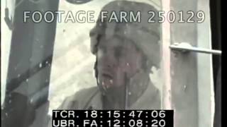 2007 Iraq War: 276th Engineers Load & Haul Dirt For Hesco Barriers 250129-03 | Footage Farm