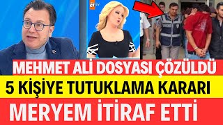 MÜGE ANLIDA MEHMET ALİ ÖZDEMİR Cİ’NAYETİNDE MERYEM DAHİL 5 KİŞİ TUTU’KLANDI BU KADARINI KİMSE BEKLEM