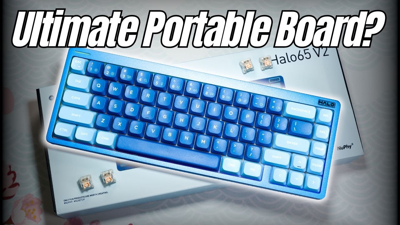 Would This Be Your Ultimate Portable Board? Halo 65V2 - YouTube