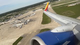 Southwest Boeing 737-700 Takeoff Louisville Intl. (KSDF)