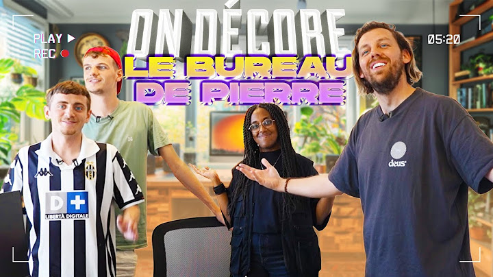 On décore le bureau de Pierre (on vous spoile, il l'adore)