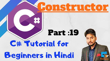 🔴 C# Tutorial 19 - Constructor  with Multiple examples using in  C# | Hindi