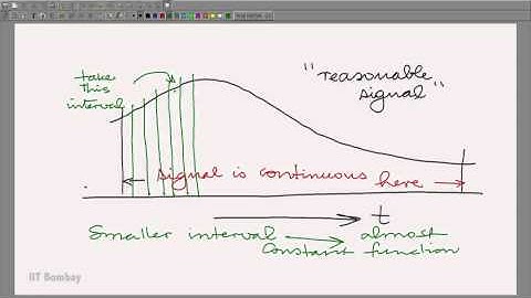 EE210x S111 Constructing Continuous Function with Narrow Pulses IIT Bombay