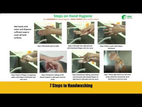 7 Steps to Hand-Washing