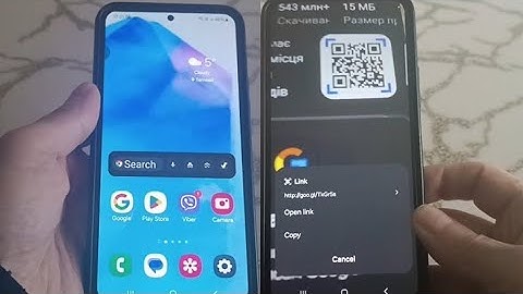 How to scan qr code on samsung A55