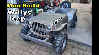4x4 Willys Mini Jeep 4x4 Car Build EP 18 Body Work Mig Weld Fabrication