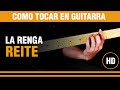 Como tocar Reite de La renga en guitarra SOLO, aprende la cancion bien facil