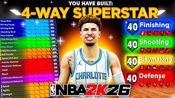 THIS *NEW* 6’7 LAMELO BALL BUILD is GAME BREAKING in NBA 2K26! BEST POINT GUARD BUILD IN 2K26!