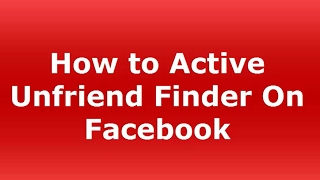 How to Active Unfriend Finder On Facebook!! screenshot 3