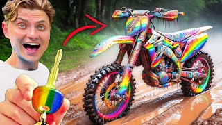 Last To Stop Customizing My Dirt Bike Wins!!