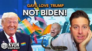 Gays Love Trump &amp; Horrified by Biden&#39;s Words... (K-von let&#39;s them do the talking)