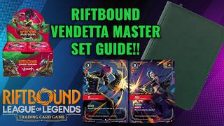 Riftbound Vendetta Master Set Guide! With Excel Tracking Spreadsheet! #riftbound #masterset