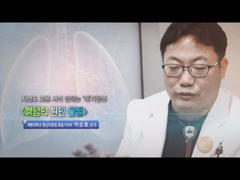 폐암의 원인 물질 - 계명대 동산의료원 호흡기내과 박순효 교수 - 1 내용 :