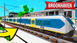 UN NOUVEAU TRAIN SUR BROOKHAVEN ROBLOX