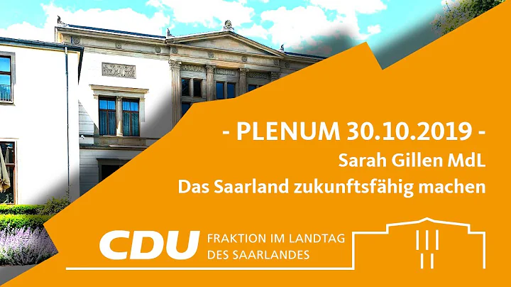 Sarah Gillen: Das Saarland zukunftsfhig machen