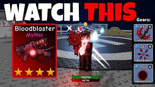Bloodblaster + Bloodmaster Class Full Showcase in Survive Zombie Arena | Roblox