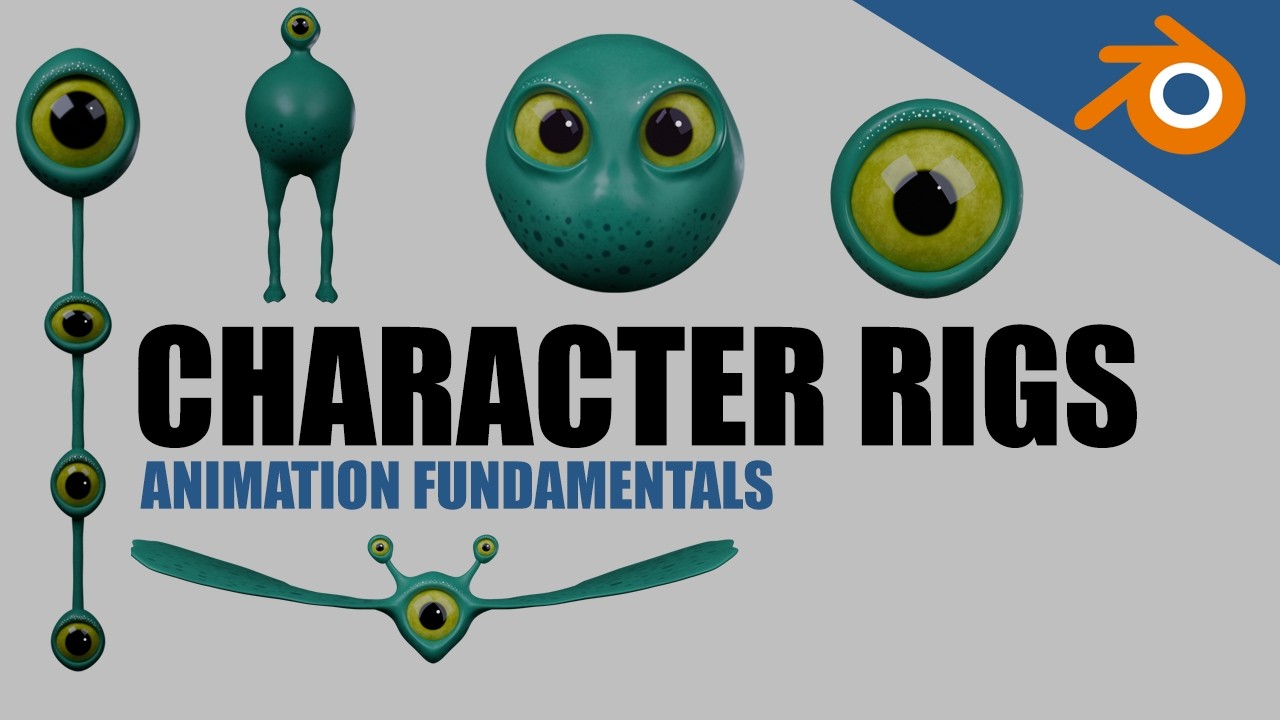 Blender 3D Animation Fundamentals Rigs | Perfect for learning core ...