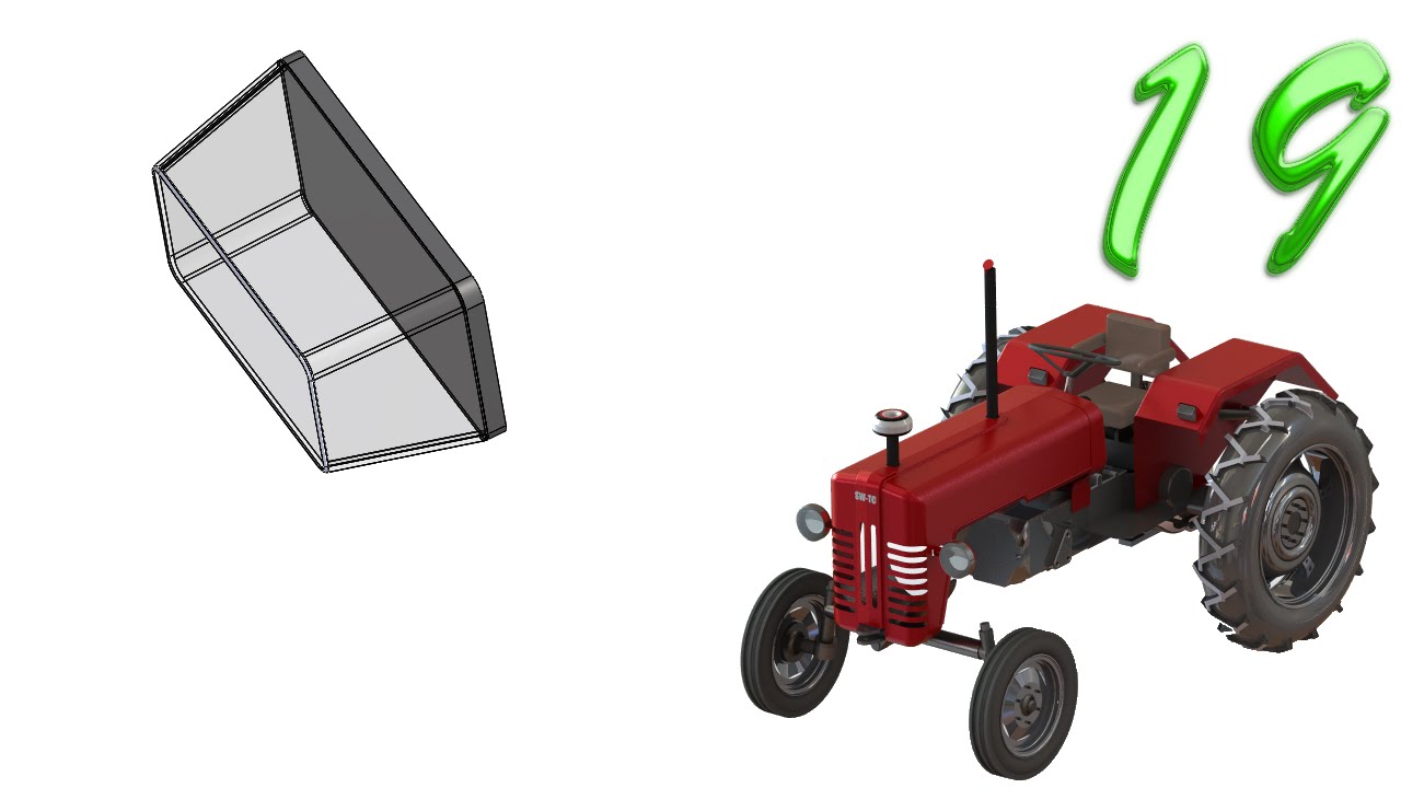 19- SolidWorks |Tractor|:back light - YouTube