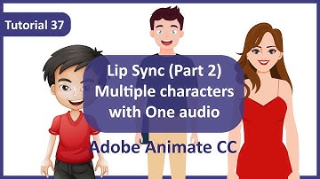 Adobe Animate CC 2024: Lip Sync multiple characters with one audio| Hindi + Urdu