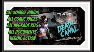 Zombie Army 4 Dead War -Death Canal Collectibles: Zombie Hands, Documents, Upgrade Kits, Comic Pages screenshot 2