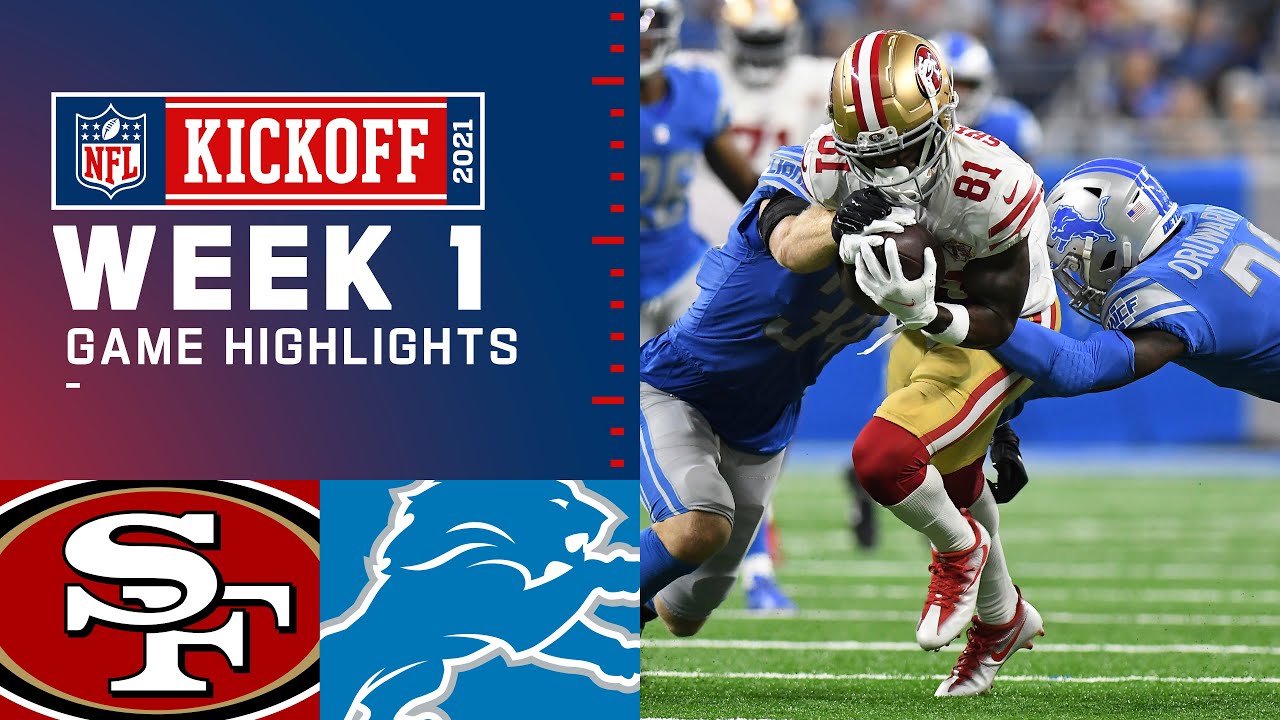 49ers vs. Lions Week 1 Highlights