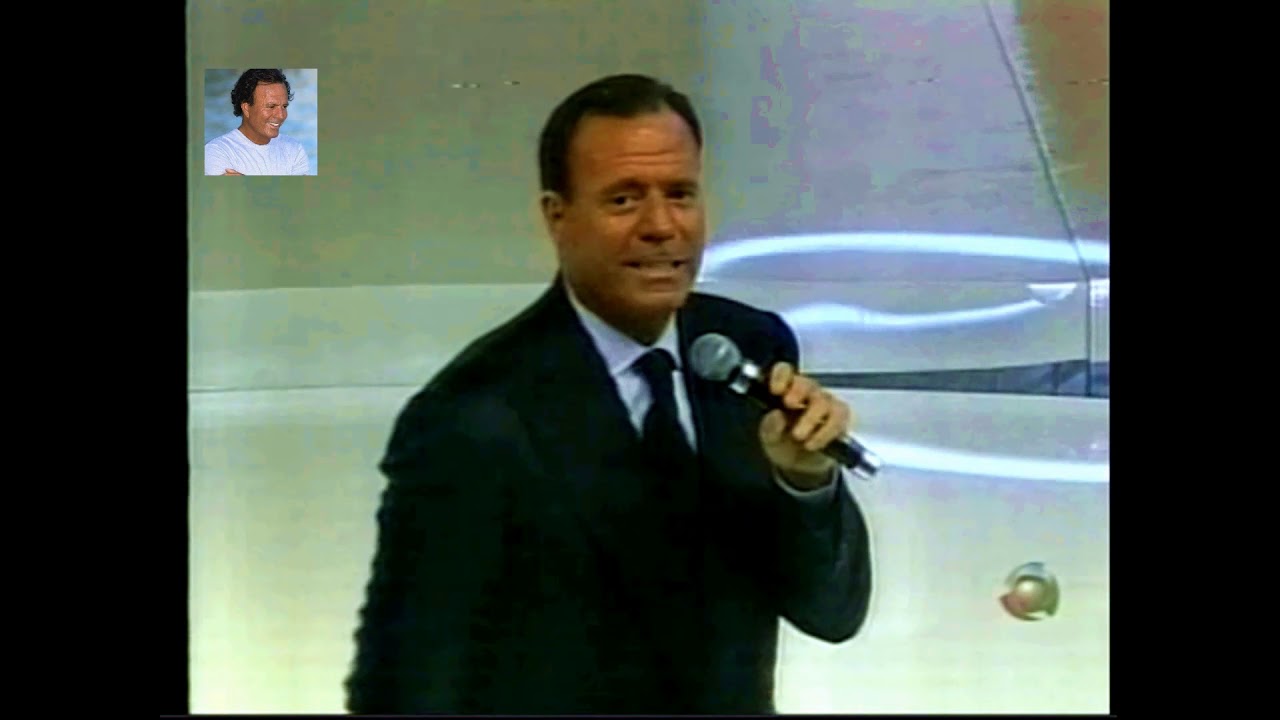Julio Iglesias agua dulce agua sala Brasil 1999 YouTube