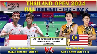 MUH SHOHIBUL FIKRI BAGAS MAULANA VS BOON XIN YUAN GOH V SHEM ~ R32 THAILAND OPEN 2024