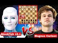 Stockfish 151 4k elo sacrificed everything against magnus carlsen  stockfish vs magnus  chess