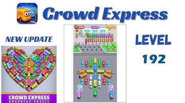 Crowd Express Level 192 Walkthrough 🚦 | Step-by-Step Solution | Go Answer