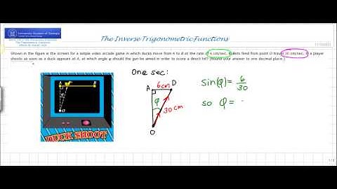 6.6 14. Inverse Trig Functions: Example 11