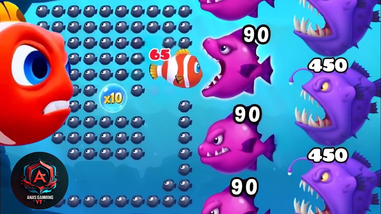 Fishdom ๐ Ads Mini Games new 5.7 Update video Hungry Fish ๐ | New ...