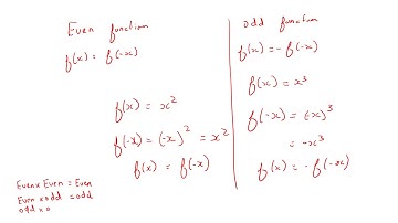 Fourier series    even and odd function