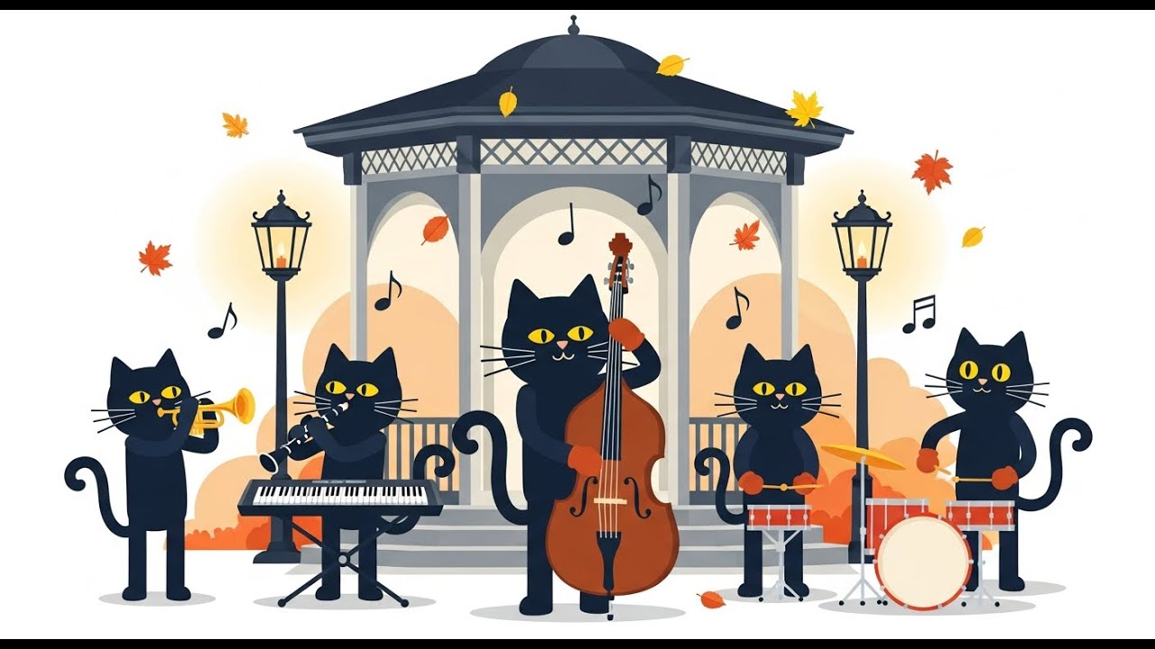 BLACK CATS Deep Bass Jazz Nights — The Most Relaxing Subtle Groove to Reduce Distraction