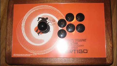 jUtmAN22! Custom Arcade Stick Alfred Hitchcock Vertigo Duel Mod PS3 Xbox 360 Sanwa Seimitsu