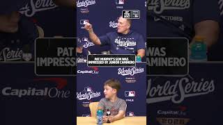 Pat Murphy's son gave him a very interesting answer to his question #MLB #baseball #Brewers