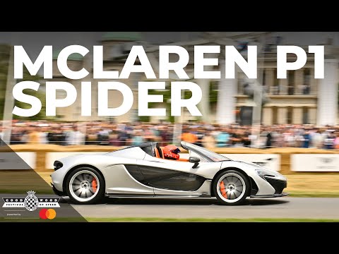 Lanzante's stunning McLaren P1 Spider makes debut at Goodwood
