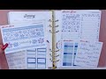January 2022 Monthly Plan with Me & Dashboard Setup | EC A5 Daily Rings Planner