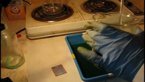 PCB Toner Transfer Etching Tutorial Pt 3