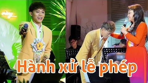 Hồ Văn Cường nhận được mưa lời khen khi hành xử lễ phép với bậc tiền bối